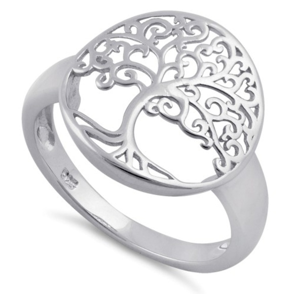 Sterling Silver Tree of Life Ring main image 0
